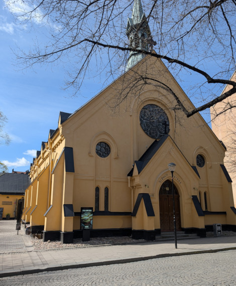 S:t Paulkyrkan vy från kortsidan.